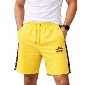 Reason x Hustler Yellow Striped Shorts